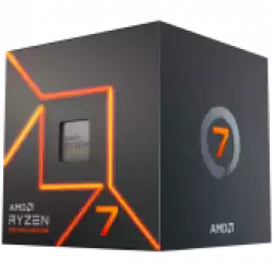AMD CPU Desktop Ryzen 7 8C/16T 7700 (5.3GHz Max, 40MB,65W,AM5) MPK,with Radeon Graphics and Wraith Stealth Cooler