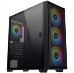 Xigmatek Anubis Pro 4FX EN40788, E-ATX/ATX/M-ATX/MINI ITX, 1x USB 3.0, 2x USB 2.0, HD Audio, Left Magnetic TG, 3PCS 140mm X40A & 1PC 120mm X20A & Galaxy II Fan Control Box & Remote