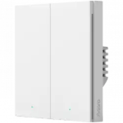 Aqara Smart Wall Switch H1 (no neutral, double rocker): Model No: WS-EUK02; SKU: AK072EUW01                          