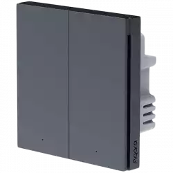 Aqara Smart Wall Switch H1 (with neutral, double rocker): Model: WS-EUK04; SKU: AK074RUG01