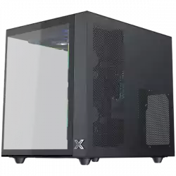 Aqua M Lite (BK, MATX, U3x1 & U2x1, Front & Left TG, 4PCS G22A Reverse & 1PC G22A,ARGB Remote Control Box)