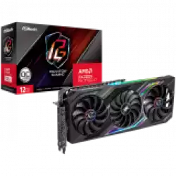 ASROCK Video Card AMD Radeon RX7700XT Phantom Gaming 12GB OC, GDDR6, 192-bit, 3x DisplayPort 2.1, 1x HDMI 2.1, 2x 8-pin Power Connectors, Recommended PSU 750W                          