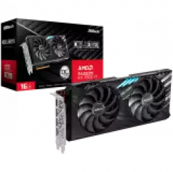 ASROCK Video Card AMD Radeon RX7800XT Challenger 16GB OC, GDDR6, 256-bit, 3x DisplayPort 2.1, 1x HDMI 2.1, 2x 8-pin Power Connectors, Recommended PSU 750W