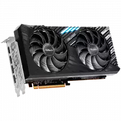 ASROCK Video Card AMD Radeon RX7800XT Challenger 16GB OC, GDDR6, 256-bit, 3x DisplayPort 2.1, 1x HDMI 2.1, 2x 8-pin Power Connectors, Recommended PSU 750W