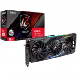 Asrock Video Card AMD Radeon RX7800XT Phantom Gaming 16GB OC, GDDR6, 256-bit, 3x DisplayPort™ 2.1, 1x HDMI™ 2.1, 2x 8-pin Power Connectors, Recommended PSU 800W                          