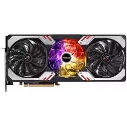Asrock AMD Radeon RX 6900 XT Graphics, 16GB 256-bit GDDR6, 3 x DisplayPort 1.4 with DSC / 1 x HDMI 2.1 VRR, Phantom Gaming 3X Cooling System