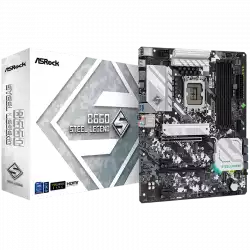 ASROCK MB Desktop B660 Steel Legend (S1700, 4x DDR4, 2x PCIe x16, 2x PCIe x1, 6x SATA3 6.0Gb/s, 2x M.2 PCIe, 6x USB 3.2, 4x USB 2.0, 2x USB-C, 1x HDMI, 1x DP 1.4, GLAN, ATX) Retail