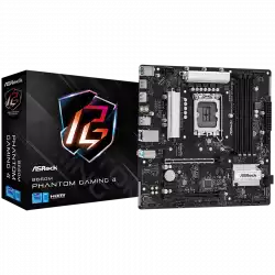 ASROCK MB Desktop B660M Phantom Gaming 4 (S1700, B660M, 4xDDR4, 2x PCIe x16, 1x PCIe 3x1, 4xSATA, 2xM.2 PCIe, 6x USB 3.2, 6x USB 2.0, DP, HDMI, GLAN, mATX) Retail.