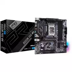 ASROCK MB Desktop B660M Pro RS (S1700, B660M, 4xDDR4, 2x PCIe x16, 1x PCIe 3x1, 4xSATA, 2xM.2 PCIe, 7x USB 3.2, 6x USB 2.0, DP, HDMI, GLAN, mATX) Retail.