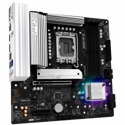 ASROCK MB Desktop B860M Pro Rs, S.1851, 4x DDR5, 1x PCIe 5.0 x16, 1x PCIe 4.0 x4, 1x Blazing M.2, 2x Hyper M.2, 4x SATA3, 2x USB-C, 7x USB 3.2, 6x USB 2.0, 1x RJ-45 2.5GB Lan, 1x HDMI, 1x DP 1.4, mATX