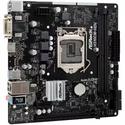 ASROCK Main Board Desktop H310CM-HDV (S1151, 2xDDR4,1xPCIe x16,1xPCI Ex1, 4 SATA3 ,GLAN,VGA,DVI,HDMI,USB 3.1 ) mATX retail