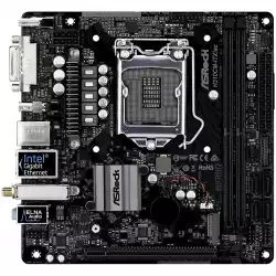 ASROCK Main Board Desktop H310 (S1151, 2xDDR4,1xPCIe x16, 4 SATA3 ,GLAN,DVI,HDMI,DP,USB 3.1 ) miniATX retail