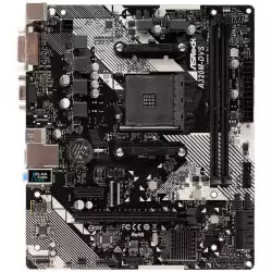ASROCK Main Board Desktop AM4 A320, 2xDDR4, 1xPCI-E x1, 3xPCI-E x16, DVI-D,VGA, 4 SATA3, 6 USB 3.0 mATX