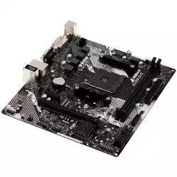 ASROCK Main Board Desktop AM4 A320, 2xDDR4, 1xPCI-E x1, 3xPCI-E x16, DVI-D,VGA, 4 SATA3, 6 USB 3.0 mATX