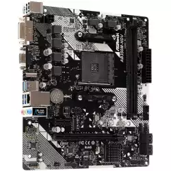 ASROCK Main Board Desktop AM4 B350 (SAM4,2xDDR4,1xPCI 3.0x16,PCI E 2.0x1 , SATA III,M2,USB3.0,VGA,DVD,HDMI,GLAN) mATX Retail