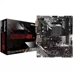 ASROCK Main Board Desktop AM4 B350 (SAM4,2xDDR4,1xPCI 3.0x16,PCI E 2.0x1 , SATA III,M2,USB3.0,VGA,DVD,HDMI,GLAN) mATX Retail