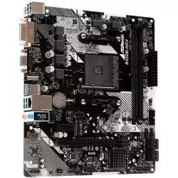 ASROCK Main Board Desktop B450M-HDV R4.0 (SAM4,2xDDR4,1xPCI 3.0x16,1xPCI Ex1,SATA III,1xM.2,1xUlraM.2,USB3.0,GLAN, VGA,DVI,HDMI,) mATX Retail