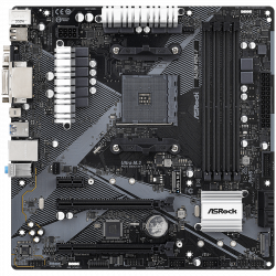 ASROCK Main Board Desktop B450M PRO4-F (SAM4,4xDDR4,1xPCI E 3.0x16,1xPCI E 2.0x16, 1xPCI E 2.0x1, SATA III, Raid, 1xUlraM.2,USB3.0,GLAN, VGA,HDMI,DVI) mATX Retail