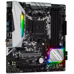 ASROCK Main Board Desktop B450M STEEL LEGEND (AM4, B450, 4xDDR4, PCIe3.0 x16, PCIe2.0 x1, 2xM.2, 4xSATA3, USB, HDMI, DP , 1xCOM Port Header, mATX, Retail)