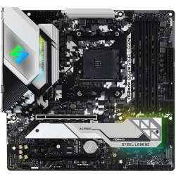 ASROCK Main Board Desktop B550M STEEL LEGEND (4xDDR4, HDMI/DP ,PCIe 3.0 x16, PCIe 2.0 x1, 2xM.2, 4 SATA3, USB, 1xCOM Port Header)mATX, retail