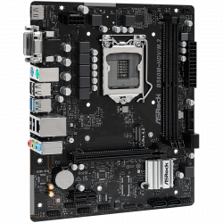 ASROCK Main Board Desktop B560M-HDV/M.2 (S1200, 2x DDR4, 1x PCIe 4.0 x16, 1x PCIe 3.0 x1, 4x SATA3 ,1x Ultra M.2, GLAN, 1x VGA, 1x DVI, 1x HDMI, 4x USB 3.2, 6x USB 2.0) mATX.