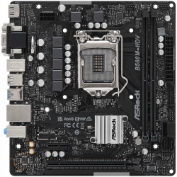 ASROCK Main Board Desktop B560M-HDV (S1200, 2x DDR4, 1x PCIe 4.0 x16, 1x PCIe 3.0 x1, 4x SATA3, GLAN, 1x VGA, 1x DVI, 1x HDMI, 4x USB 3.2, 6x USB 2.0) mATX