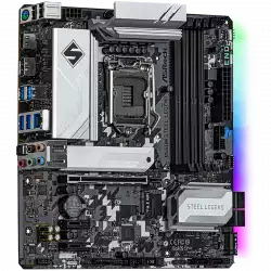 ASROCK Main Board Desktop B560M STEEL LEGEND (S1200, B560, 4xDDR4, 1xPCIe 4.0x16, 2xPCIe 3.0x1, 6xSATA, 1xM.2 PCIe Gen4x4, 1xM.2, 1x USB3.2 Gen2, 6x USB3.2 Gen1, 6x USB2.0, DP, HDMI, 2.5GLAN, POLYCHROME RGB, mATX, Retail)