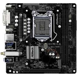 ASROCK Main Board Desktop H310 (S1151, 2xDDR4,1xPCIe x16, 4 SATA3 ,GLAN,DVI,HDMI,DP,USB 3.1 ) miniATX retail