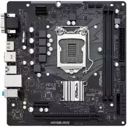 ASROCK Main Board Desktop H410 (S1200, 2xDDR4, 1xPCIe x16, 1xPCIe x1, 4xSATA3, GLAN, VGA, HDMI, 2x USB 3.1, 4x USB 2.0) mATX, retail