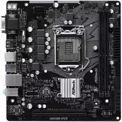 ASROCK Main Board Desktop H410M-HVS (S1200, 4xDDR4,2xPCIe x16,2xPCI Ex1, 6 SATA3, GLAN,VGA,HDMI,USB 3.1 ) M-ATX retail