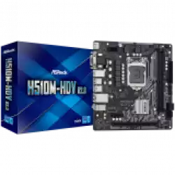 ASROCK Main Board Desktop H510M-HDV (H510, S1200, 2xDDR4, 1xPCIe 4.0x16, 1xPCIe 3.0x1, 4xSATA3, 4xUSB3.2 Gen1, VGA, DVI-D, HDMI, GLAN, mATX) Retail ASROCK Main Board Desktop H510M-HDV (H510, S1200, 2xDDR4, 1xPCIe 4.0x16, 1xPCIe 3.0x1, 4xSATA3, 4xUSB3.2 Gen1, VGA, DVI-D, HDMI, GLAN, mATX) Retail