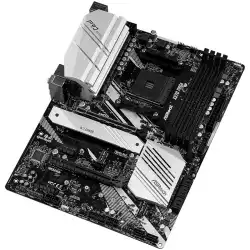 ASROCK Main Board Desktop X570 PRO4 (SAM4,4xDDR4,2xPCI 3.0x16, 2xPCI Ex1,SATA III,2xHyper M.2,USB3.2,GLAN, HDMI,DP) ATX Retail