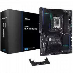 ASROCK Main Board Desktop Z690 Extreme (S1700, Z690, 4x DDR4, 3x PCIe x16, 1x PCIe x1, 8x SATA3 6.0Gb/s, 1x m.2 PCIe Gen4x4, 1x PCIe Gen3x4, RAID 0,1,5,10, 10x USB 3.2, 2x RG-45 2.5G Lan, HDMI, DP, SPDIF, ATX, Retail