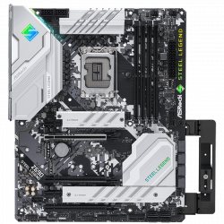 ASROCK Main Board Desktop Z690 Steel Legend (S1700, Z690, 4x DDR4, 3x PCIe x16, 2x PCIe x1, 8x SATA3 6.0Gb/s, 1x m.2 PCIe Gen4x4, 1x PCIe Gen3x4, RAID 0,1,5,10, 10x USB 3.2, 1x RJ-45 2.5G Lan, HDMI, DP, SPDIF, ATX, Retail