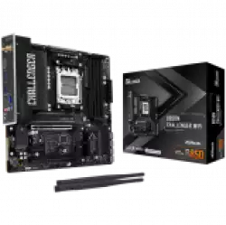 ASROCK MB B850M Challenger WiFi, AM5, 4x DDR5, 1x PCIe 5.0 x16, 1x PCIe 4.0x1, 1x PCIe 4.0x16, 1x Blazing M.2, 1x Hyper M.2, 4x SATA3, RAID 0, 1, 10, 7.1 CH HD Audio, 1x HDMI, 9x USB 3.2, 5x USB 2.0, 1x USB-C, 2.5G LAN, 2x Wi-Fi 7, BT, 1x HDMI, mATX