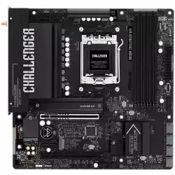 ASROCK MB B850M Challenger WiFi, AM5, 4x DDR5, 1x PCIe 5.0 x16, 1x PCIe 4.0x1, 1x PCIe 4.0x16, 1x Blazing M.2, 1x Hyper M.2, 4x SATA3, RAID 0, 1, 10, 7.1 CH HD Audio, 1x HDMI, 9x USB 3.2, 5x USB 2.0, 1x USB-C, 2.5G LAN, 2x Wi-Fi 7, BT, 1x HDMI, mATX