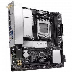 ASROCK MB B850M Rock WiFi 7, AM5, 2x DDR5, 1x PCIe 5.0 x16, 1x PCIe 3.0x16, 1x Blazing M.2, 1x Hyper M.2, 4x SATA3, RAID 0, 1, 10, 7.1 CH HD Audio, 1x HDMI, 6x USB 3.2, 5x USB 2.0, 1x USB-C, 2.5G LAN, 2x Wi-Fi 6E, BT, 1x HDMI, 1x DP, mATX