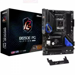 ASROCK MB Desktop B650E PG Riptide Wi Fi, AM5, 4x DDR5, 1x PCIe 5.0 x16, 1x PCIe 3.0 x16, 1x PCIe 4.0 x1, 1x Blazing M.2, 1x Hyper M.2, 1x M.2, 4x SATA3 6.0 Gb/s, 7.1 CH HD Audio, 1x HDMI, 2.5G LAN, 1x USB-C, 6x USB 3.2, 9x USB 2.0
