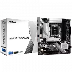 B760M PRO RS/D4 - ASROCK MB Desktop B760M Pro RS (S1700, 4x DDR4, 2x PCIe 4.0 x16, 1x PCIe 4.0 x1, 1x Hyper M.2 PCIe Gen4x4, 4x SATA3, 2x USB-C, 5x USB 3.2, 6x USB 2.0, 1x RJ-45 2.5GB, 1x HDMI, 1x DP, 7.1 HD Audio, micro ATX