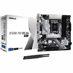 B760M PRO RS/D4 - ASROCK MB Desktop B760M Pro RS (S1700, 4x DDR4, 2x PCIe 4.0 x16, 1x PCIe 4.0 x1, 1x Hyper M.2 PCIe Gen4x4, 4x SATA3, 2x USB-C, 5x USB 3.2, 6x USB 2.0, 1x RJ-45 2.5GB, 1x HDMI, 1x DP, 7.1 HD Audio, micro ATX