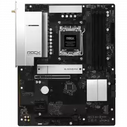 ASROCK MB Desktop B850 Rock WiFi 7, AM5, 4x DDR5, 1x PCIe 5.0 x16, 1x PCIe 4.0 x16, 1x Blazing M.2, 1x Hyper M.2, 4x SATA3, RAID 0, 1, 10, 7.1 CH HD Audio, 1x HDMI, 8x USB 3.2, 8x USB 2.0, 2x USB-C, 2.5G LAN, 2x Wi-Fi 7, BT, 1x HDMI, 1x SPDIF, ATX