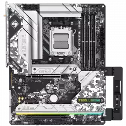 ASROCK MB Desktop X670E Steel Legend, AM5, 4x DDR5, 1x PCIe 5.0 x16, 1x PCIe 3.0 x16, 1x PCIe 3.0 x1, 4x SATA3, 3x Hyper M.2 (PCIe Gen4x4), 1x Blazing M.2(PCIe Gen5x4), 7.1 CH HD Audio, 1x HDMI, 1x DisplayPort, 2.5G LAN, Wi-Fi, BT