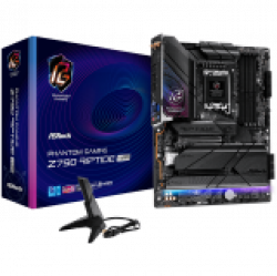 ASROCK MB Desktop Z790 Riptide Wi-Fi S1700, 4x DDR5, 1x PCIe 5.0 x16, 1x PCIe 4.0 x16, 1x PCIe 3.0 x1, 1x Blazing M.2, 4x Hyper M.2,  8x SATA3, 2x USB-C, 8x USB 3.2, 6x USB 2.0, 1x RJ-45 2.5GB, 802.11ax Wi-Fi 7 + Bluetooth 5.4, 1x HDMI, 1x DP 1.4, ATX