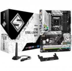 ASROCK MB Desktop Z790 Steel Legend (S1700, 4x DDR5, 1x PCIe 5.0 x16, 1x PCIe 4.0 x16, 1x PCIe 3.0 x1, 4x Hyper M.2, 1x Blazing M.2, 8x SATA3, 2x USB-C, 16x USB 3.2, 5x USB 2.0, 1x RJ-45 2.5GB Lan, 802.11ax Wi-Fi 6E Module, 1x HDMI, 1x DP, ATX