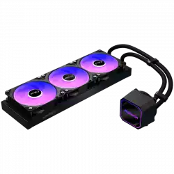 Asrock Pro 360 ARGB, AiO liquid cooler, 360 mm radiator, AM5, AM4, LGA1851, LGA1700, 90-APRA36-BAAGA6, Black, 6Y