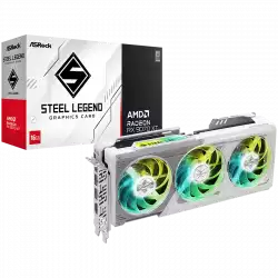 ASROCK Video Card AMD Radeon RX 9070 XT Steel Legend 16GB