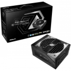 Asrock TC-1650T, 1650W, 80 Plus Titanium, Fully Modular PSU, Japanese Capacitors, 2x EPS 12V CPU(4+4pin), 2x PCIe5.1 (12+4pin), 8x PCIe (6+2pin), 6x 4-pin connectors, 12x SATA, OCP, SCP, OVP, UVP, OTP, OPP protections, 135 mm Axial Fan, ATX 3.1                          
