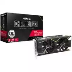 ASROCK Video Card AMD Challenger D RX5600XT 6G OC GDDR5 192bit 3 x DP, HDMI Retail
