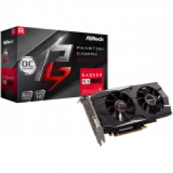 ASROCK Video Card AMD PHANTOM GAMING D RADEON RX 580 8G OC GDDR5 256bit HDMI /Dual DVI-D / 3 x DP Retail