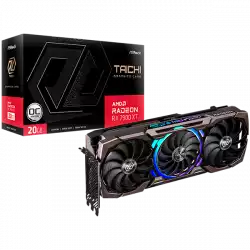 Asrock Video Card AMD Radeon RX7900XT Taichi 20GB OC, GDDR6, 320-bit, 3 x DisplayPort 2.1, 1 x HDMI 2.1, 3 x 8-pin Power Connectors, Recommended PSU 800W